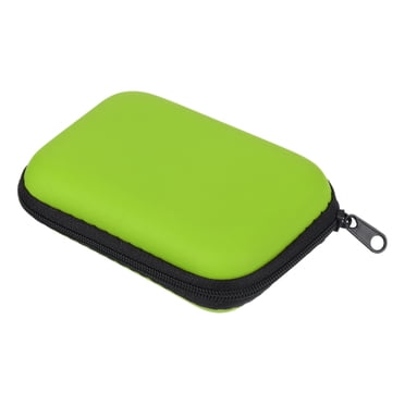 Uxcell 4.72 inch x 3.15 inch x 1.38 inch Dart Case EVA Darts Carrying Storage with Mesh Pockets Lawn Green