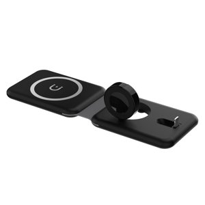 Birdeem 3 in 1 Wireless Charger, Magnetic Foldable Charging Station,15W Fast Wireless Charging