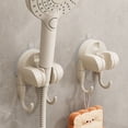 thumbnail image 1 of Dvkptbk Pomme de Douche à Ventouse H-older Pomme de Douche Ménagère H-older Crochet de Rangement Mobile et Ajustable Déco Maison, 1 of 6
