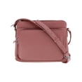 thumbnail image 1 of CTM®  Leather Shoulder Bag Purse with Side Organizer (Women's), 1 of 4