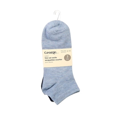 Socquettes courtes George pour femmes en paq. de 3 paires
