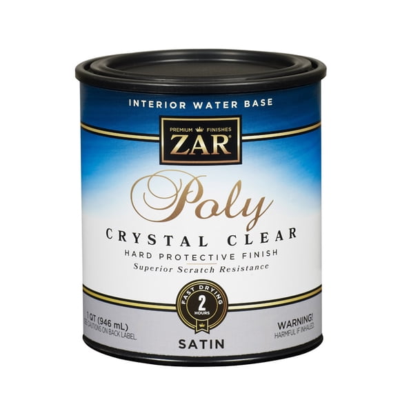 ZAR 32512 Polyuréthane à Base d'Eau, QT, Transparent