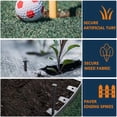 thumbnail image 3 of 8 Inch Plastic Edging Nails Edging Pile Screw Nylon Yard Garden Nails, 3 of 5