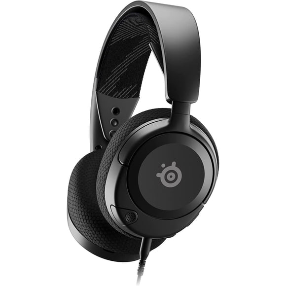 Casque de Jeu Filaire Remis à Neuf SteelSeries Arctis Nova 1, Haut-Parleurs 40 mm Entièrement Personnalisés, Micro Bidirectionnel à Réduction de Bruit IA, Audio Spatial 360, Noir