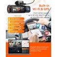 thumbnail image 3 of VANTRUE N4 Pro & 64 GB SD Card : 4K 3-Channel Dash Cam STARVIS 2 IMX678 PlatePix HDR Night Vision 4K+1080P+1080P Front/Inside/Rear Camera Voice Control WiFi GPS 24H Parking Mode Supports 512GB, 3 of 5