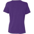 thumbnail image 5 of BELLA+CANVAS 6400 - T-Shirt en Jersey à Manches Courtes Décontracté, P, Violet Équipe, 5 of 5