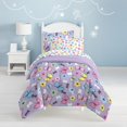 thumbnail image 4 of Dream Factory Sweet Butterfly Ensemble de Couette en Microfibre Ultra Douce, Violet, Grand Lit, 4 of 5