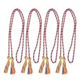 thumbnail image 2 of 4PCS Double-ended Braided Tassels Graduation Season Honor Decorative Tassels Graduation Honors Rope Double Head Tassels Fringe DIY Handmade Braided Tassels green, 2 of 6