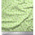 thumbnail image 1 of Soimoi Modal Satin Fabric Dot,Floral & Heart Print Fabric by Yard 42 Inch Wide, 1 of 1