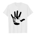 thumbnail image 1 of TZEWGL Graphic Printed Pink Color Short Sleeve Crewneck Tops For Kid Clothes For Girls Boys size 10-11T, 1 of 4