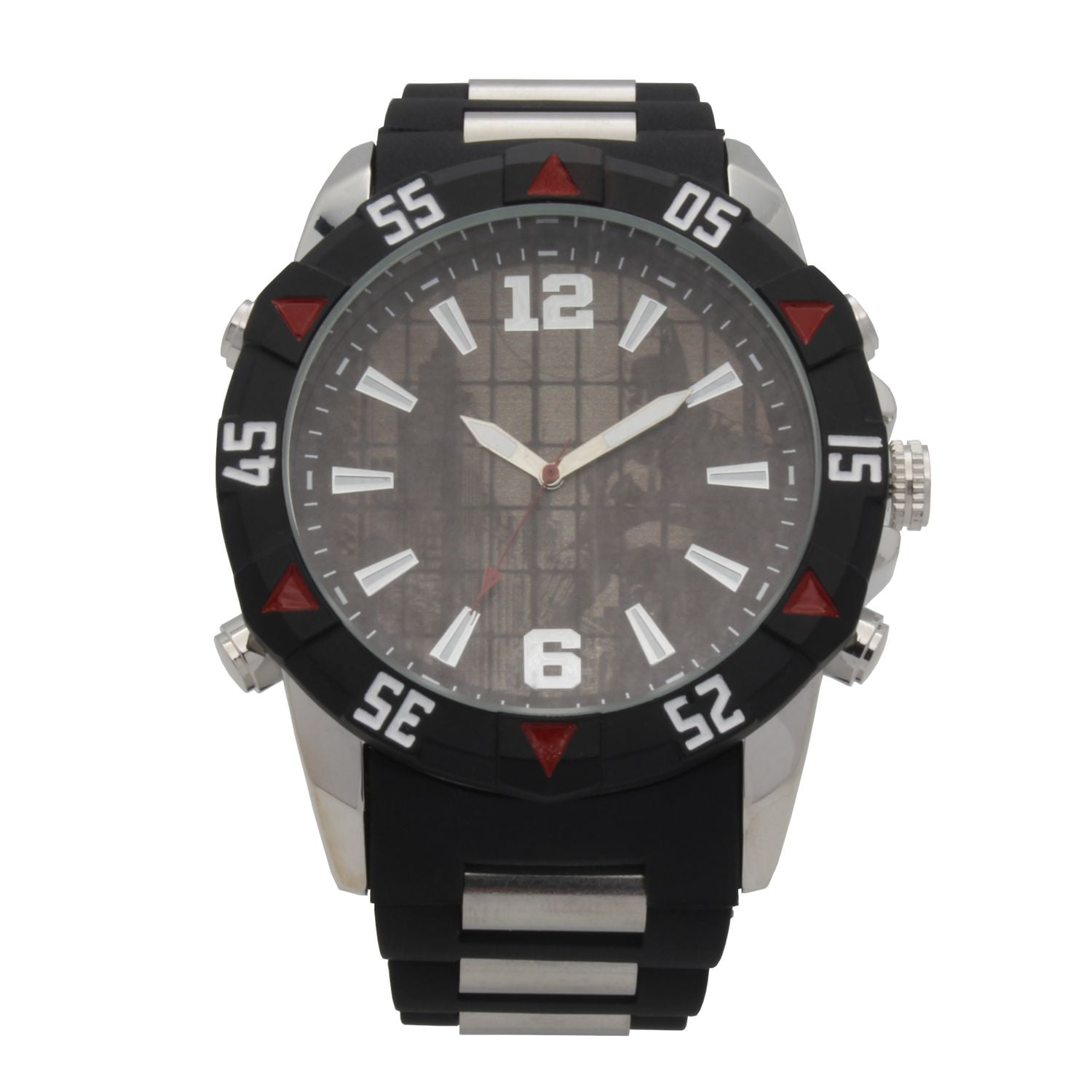Adult Spiderman Black Metal Bracelet Watch