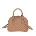 thumbnail image 1 of LinYooLi Fashion Shell Shoulder Bag Striped Pu Leather Handbags Crossbody Bags For Women Small Tote Top Handle Bag, 1 of 6
