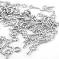 thumbnail image 4 of 100 Pcs Vis à Illets Goupilles en Métal pour Bijoux en Argile Perles en Résine Plastique 10mm, 4 of 6
