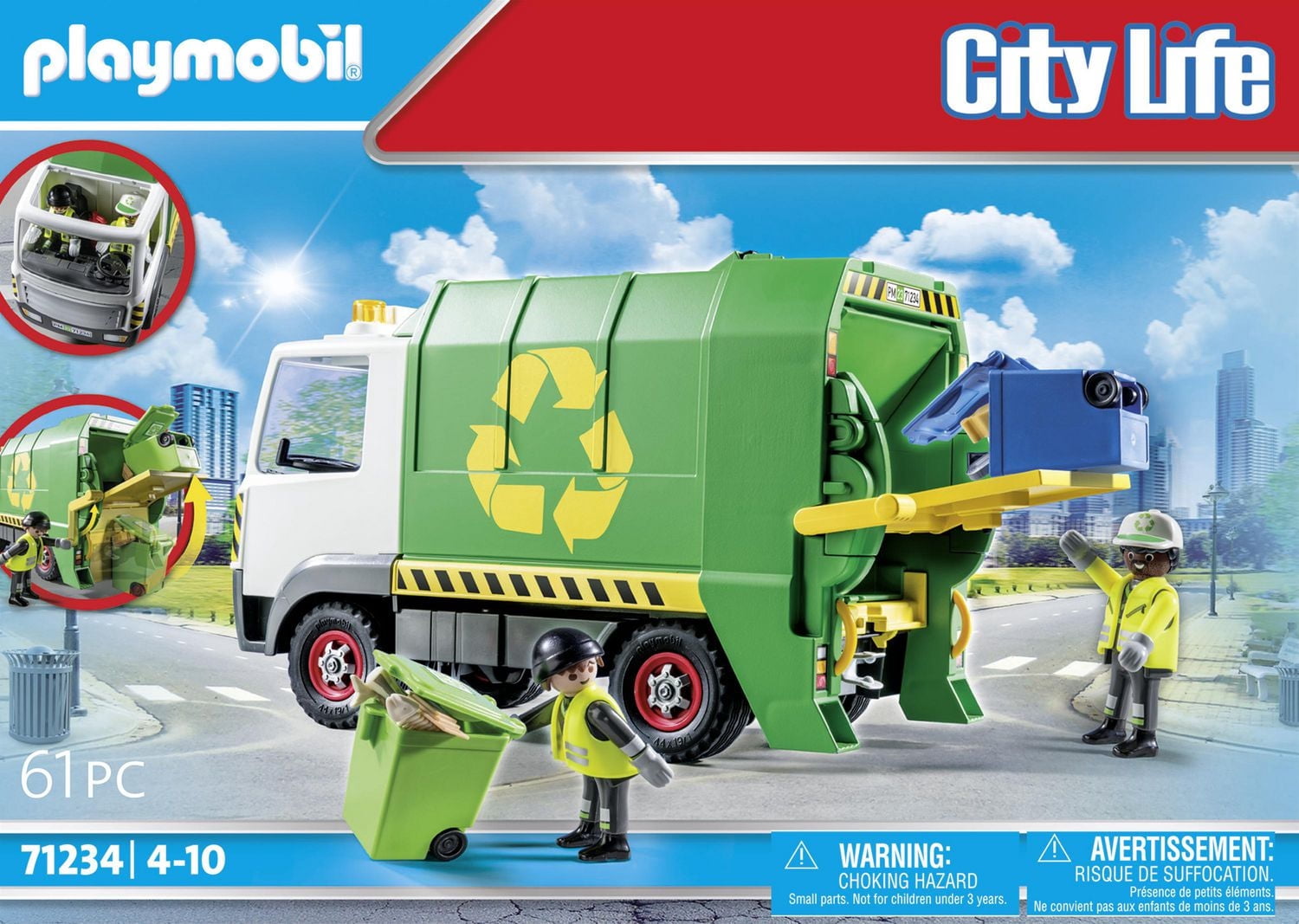 Playmobil Camion de recyclage