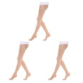 thumbnail image 4 of Baohd Soft And Stretchy Compression Stockings Fashionable And Comfortable Toe wrapping - skin L 3Set, 4 of 6