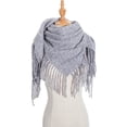 thumbnail image 4 of Dvkptbk Foulards pour Femmes Mode Hiver Femmes Foulard Colorée Décontractée Foulard à Franges Châle Vêtements en Liquidation, 4 of 5