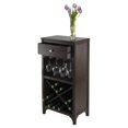 thumbnail image 4 of 92745- Ancona Modular Wine Cabinet with One Drawer, Glass Rack, X Shelf, 4 of 9