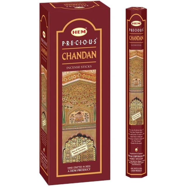 HEM Precious Chandan Incense Sticks - 120 Sticks