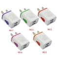 thumbnail image 1 of 2A Quick Charging Dual USB Ports LED Poratble Universal ; LED USB charging Phone Home Office Charger US Plug, 1 of 9