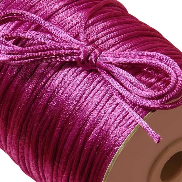 CHOK 100 yards Satin Rattail Cord 2mm shamballa nylon macrame kumihimo string