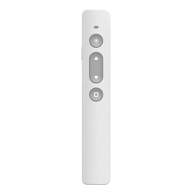 2.4GHz Wireless Presenter Remote Red Light Pointer Rechargeable Presentation Clicker Wireless Presenter USB PPT Flip