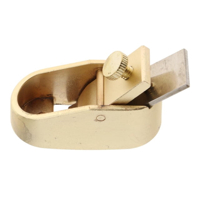 Brass Plane Violin / Viola Making Tool Woodworking Thumb Level Violin Maker Tool Golden L