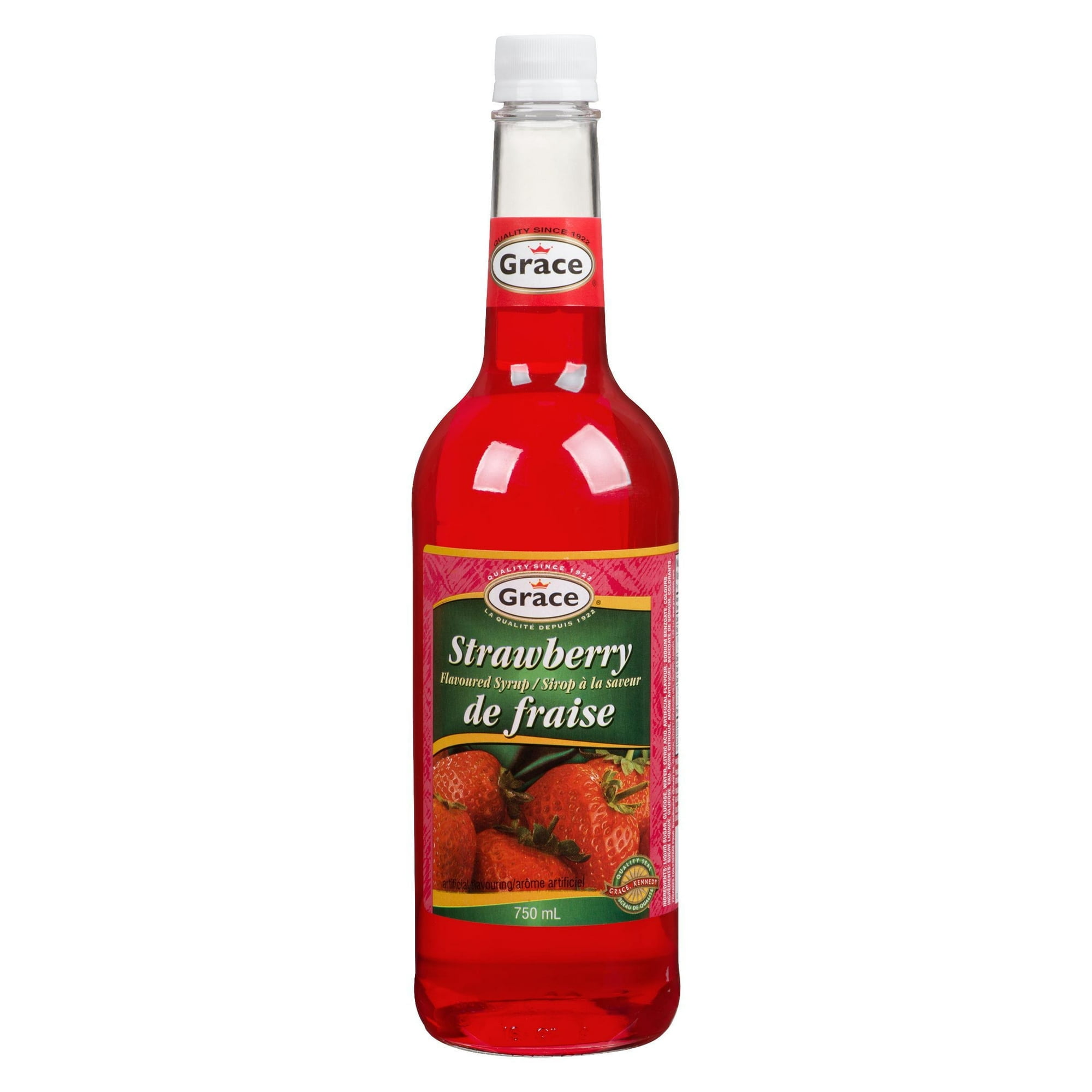 Grace Strawberry Flavoured Syrup, 754ml Bottle