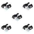 thumbnail image 1 of ZheElen 2pcs/set Advanced And Performance Motorcycle Fork Shoes Cover black 5Set, 1 of 6