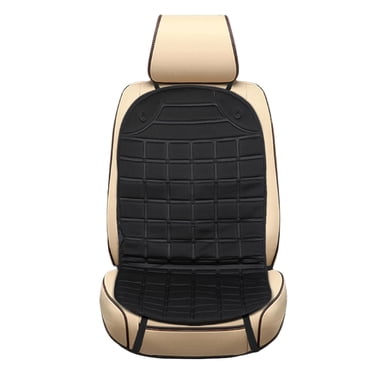 TOYTEXX 1 Pair Audew 12V Heated Car Seat Cushion with Thermostat Control for Winter Driving – Universal Fit
