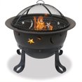 thumbnail image 1 of Uniflame 30" Diameter Deep Bronze Bowl with Stars and Moons, 1 of 2