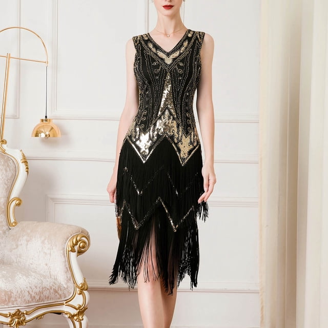 UPPADA Robes d'Invitée de Mariage d'Automne pour Femmes Semi-Formelles à Col en V Longues Robes Grande Taille Robes Formelles Robe Moulante Portefeuille Mignonne Fente Latérale Robe de Soirée du Jour Aujourd'hui Seulement Liquidation