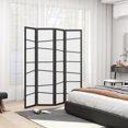 thumbnail image 2 of HOMCOM Folding Room Divider, 4 Panel Privacy Screen for Home Office, White, 2 of 10