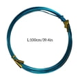 thumbnail image 5 of Craft Wires DIY Handicrafts Braided Thread Good Flexibility Durable Shiny Jewelry Lines Exquisite Design for Sculpturing Turkish Blue, 5 of 5
