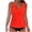 Orange 1, variant on cfhntfmh Womens Two Piece Tankini Swimsuits Slimming Ruched V Neck Padded Swim Top with Bottom Swimwear Bathing Suit