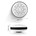 thumbnail image 3 of Graflsoa 6-Inch 11-Tone Lotus Steel Tongue Drum in Jade Green - Percussion Instrument for Inner Peace and Mindful Exploration, 3 of 6