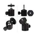 thumbnail image 1 of Adaptateur de Tête à Bille pour Trépied, Réglage d'Angle, Vis 1/4 Po pour Support de Micro d'Appareil Photo Reflex Numérique, 1 of 6
