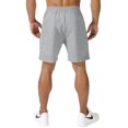 thumbnail image 2 of Innerwin Summer Shorts High Waisted Men's Bottoms Running Drawstring Elastic Waist Lightweight Bermuda Short Pant Shallow Gray XL, 2 of 3