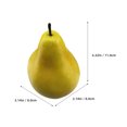 thumbnail image 2 of OUNONA 6Pcs Yellow Simulation Pear Ornament Artificial Pear Decor for Photo Props, 2 of 8