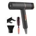 thumbnail image 2 of Hair Dryer, High-power, Home Salon, Hot Wind Comb, Low Radiation Ionic, 3 Wind Speeds, 3 Temperatures, Intelligent Temperature Control, Overheat Protection, Curling Comb Included, 2 of 9