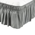 thumbnail image 1 of Unique Bargains Bed Skirt Polyester Elastic Wrap Around Dust Ruffle Gray King, 1 of 10