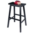thumbnail image 2 of Winsome Satori Saddle Seat Bar Stool, Black, 2 of 7