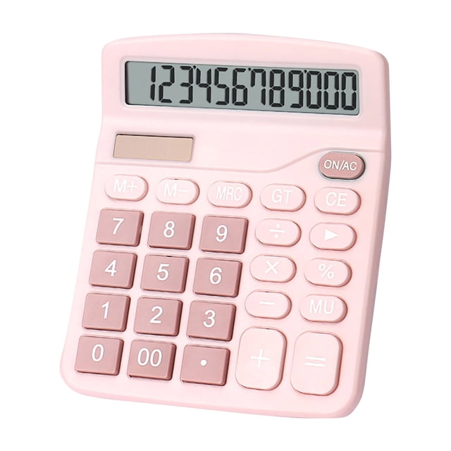 Basic Standard Calculator 8-Digit LCD Display Mini Desktop Portable Calculator for Home School Office Use