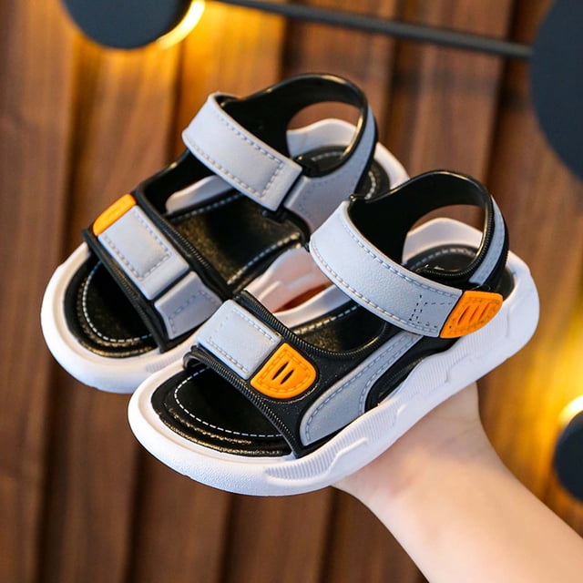 Summer Middle And Big Boys Outdoor Non-slip Soft-soled Beach Sandals