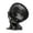 Noir, variante sur Roiihwy Portable Ventilateur, Petit Ventilateur, 3 Vitesses et Pince Robuste - Fonctionnement Ultra Silencieux, pour Bureau Dortoir Chambre Poussette, Noir