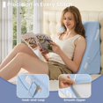 thumbnail image 4 of Wedge Pillows for Adult Adjustable Bed Wedge Pillow for Post Surgery Triangle Pillow Headboard with Bolster Cushion for Sleeping Acid Reflux Neck & Back Support and Dark G, 4 of 8