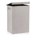 thumbnail image 2 of Bouclair Grey Foldable Hamper Large, 2 of 5