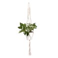 thumbnail image 4 of Crochet pour Plante en Macramé Intérieur Extérieur Pot de Fleurs Suspendu Jardinière Panier Corde de Coton 4 Pieds 39, 4 of 8