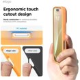 thumbnail image 3 of KOMI Compatible with iPhone 16 Pro Max Case, Premium Liquid Silicone Case, Full Body Protective Cover, Shockproof, Slim Phone Case, Anti-Scratch Soft Microfiber Lining, 6.9 inch Orange, 3 of 5