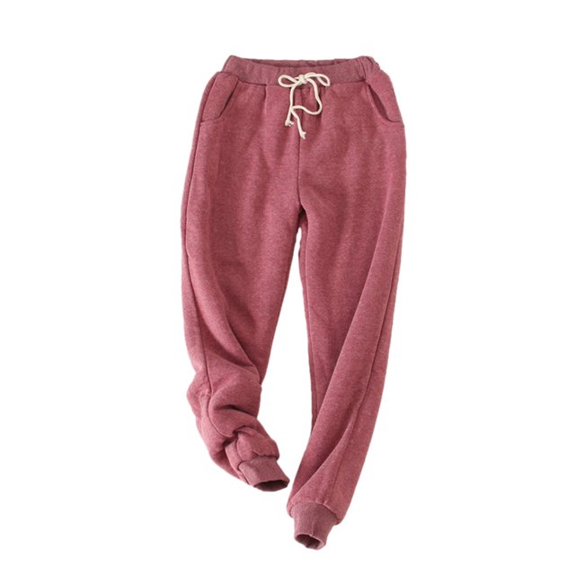 kurtrusly Chaud et Rester à la Mode Femmes Pantalons d'Hiver Conçu pour le Confort Viné M 1Set