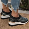thumbnail image 4 of Cameland Chaussures Confortables pour Femmes Chaussures Décontractées Unies pour Femmes à Bout Rond Espadrilles Demi-Drag Out, 4 of 9